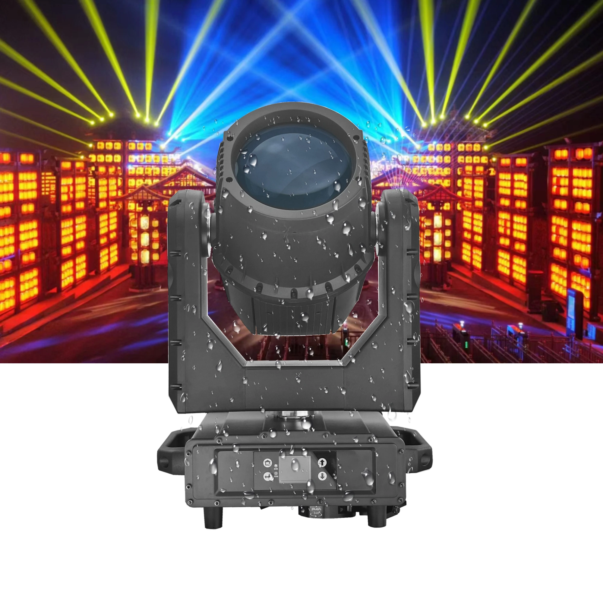 Outdoor Waterproof Beam 380W Moving Head Light Fixture Sky Searchlight IP65 DJ Disco Equipment Stage Light
Outdoor Waterproof Beam 380W Moving Head Light Fixture Sky Searchlight IP65 DJ Disco Equipment Stage Light