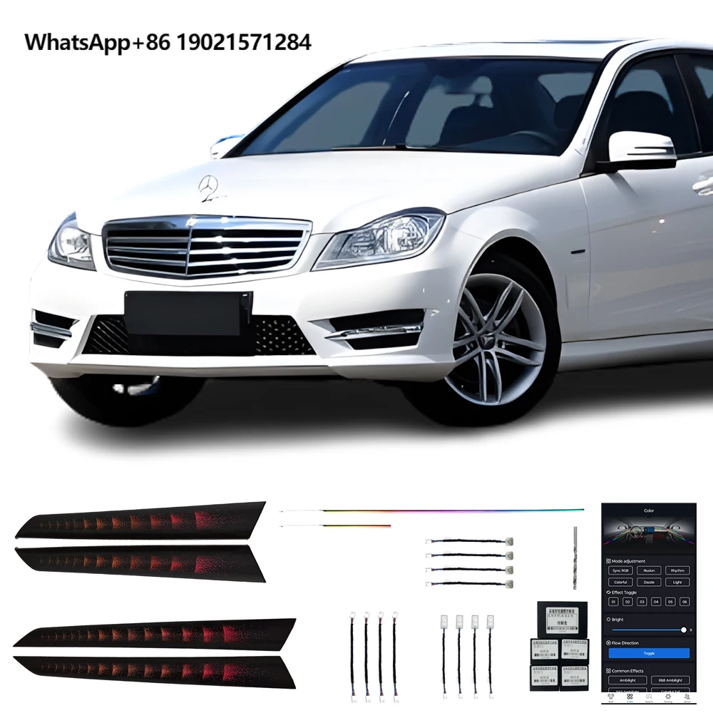 08-14 benz C Factory Direct Sales of High Quality Ambient Light Car Interior Star Chain Style Magic Color 18 Lights for Benz C
08-14 benz C Factory Direct Sales of High Quality Ambient Light Car Interior Star Chain Style Magic Color 18 Lights for Benz C