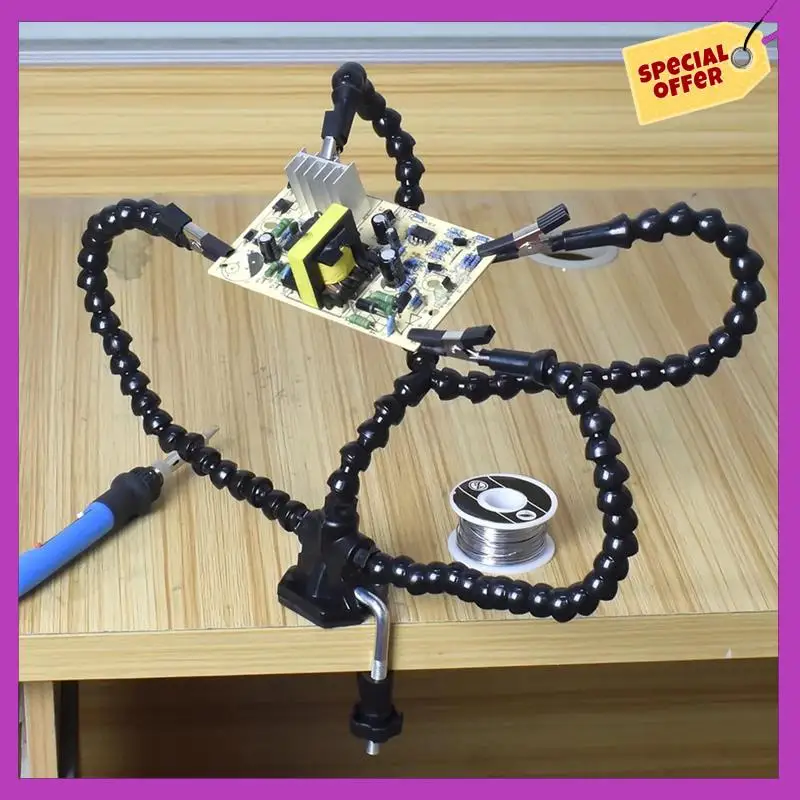 HFIL-Clip-On Soldering Station Bracket For PCB Adjustable With Bracket Repair Tool Universal Arm Four-Claw Soldering Station
HFIL-Clip-On Soldering Station Bracket For PCB Adjustable With Bracket Repair Tool Universal Arm Four-Claw Soldering Station