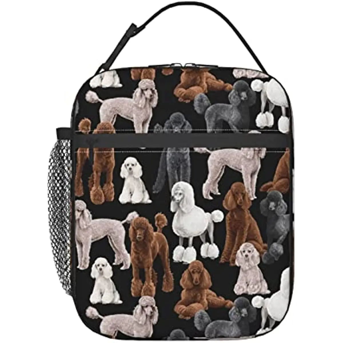 Black Dog With Poodles Lunch Bag Insulated Lunch Box Adults Hand Bag Lunch Box For Adult Men Women For Girls & Boys
Black Dog With Poodles Lunch Bag Insulated Lunch Box Adults Hand Bag Lunch Box For Adult Men Women For Girls & Boys