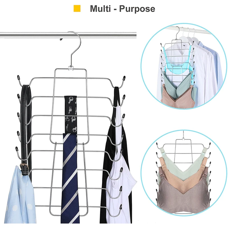 1Pcs Tank Top Hanger, Space Saving Bra Hanger, Non-Slip Hanging Sport Bras Holder, Closet Organizers
1Pcs Tank Top Hanger, Space Saving Bra Hanger, Non-Slip Hanging Sport Bras Holder, Closet Organizers
