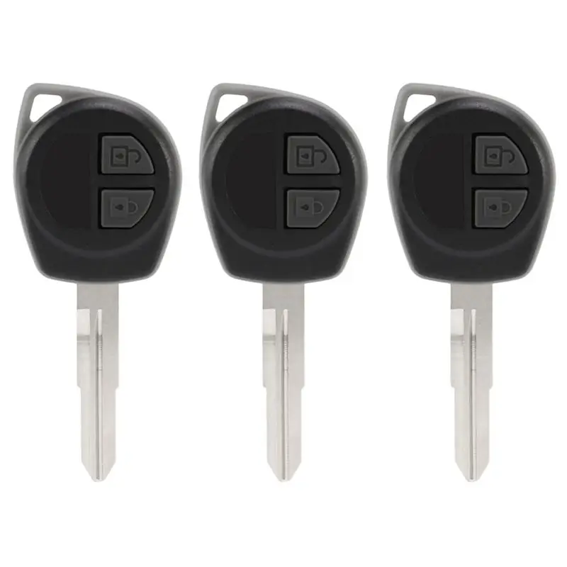 Plain 3X 2-Button Uncut Remote Key FOB Case For IGNIS ALTO SX4 VAUXHALL AGILA Black
Plain 3X 2-Button Uncut Remote Key FOB Case For IGNIS ALTO SX4 VAUXHALL AGILA Black