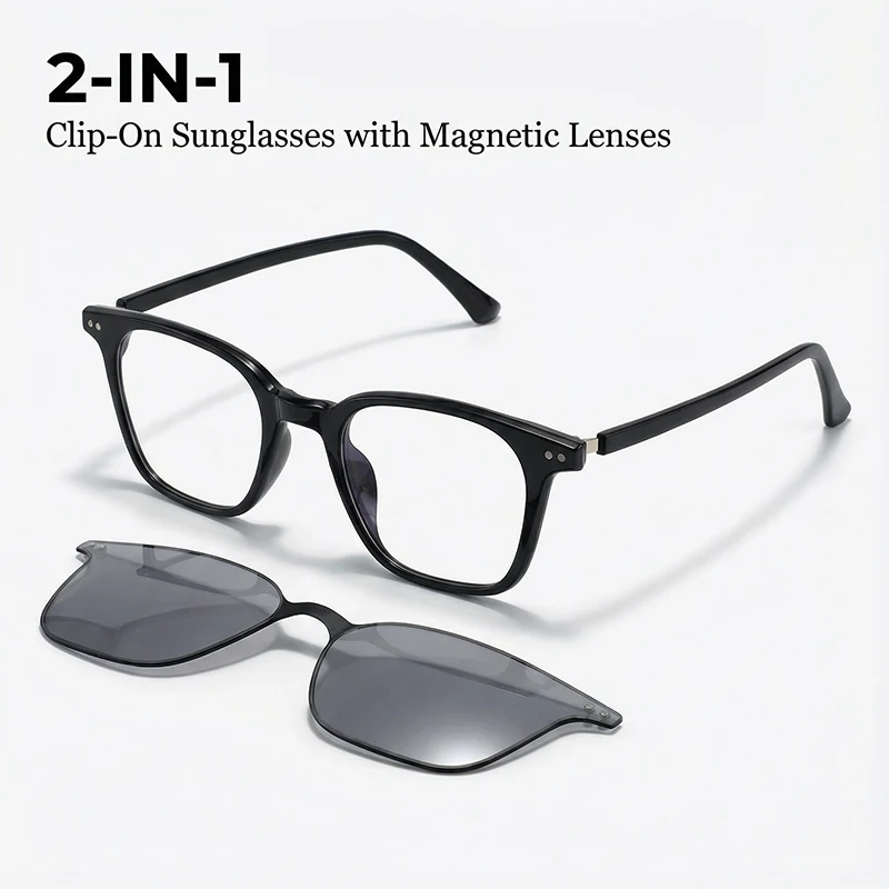 Модные квадратные солнцезащитные очки на клипсе для мужчин 2026, роскошные брендовые солнцезащитные очки с магнитными линзами для мужчин, компьютерные очки для чтения UV400, оттенок
Модные квадратные солнцезащитные очки на клипсе для мужчин 2026, роскошные брендовые солнцезащитные очки с магнитными линзами для мужчин, компьютерные очки для чтения UV400, оттенок