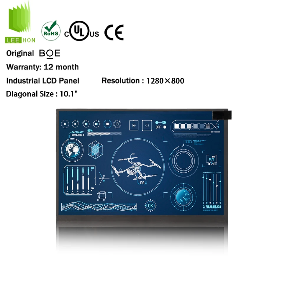 BOE 10,1-дюймовый ЖК-дисплей промышленного класса 10,1-дюймовый ЖК-модуль Высокая яркость IPS TFT ЖК-панель
BOE 10,1-дюймовый ЖК-дисплей промышленного класса 10,1-дюймовый ЖК-модуль Высокая яркость IPS TFT ЖК-панель