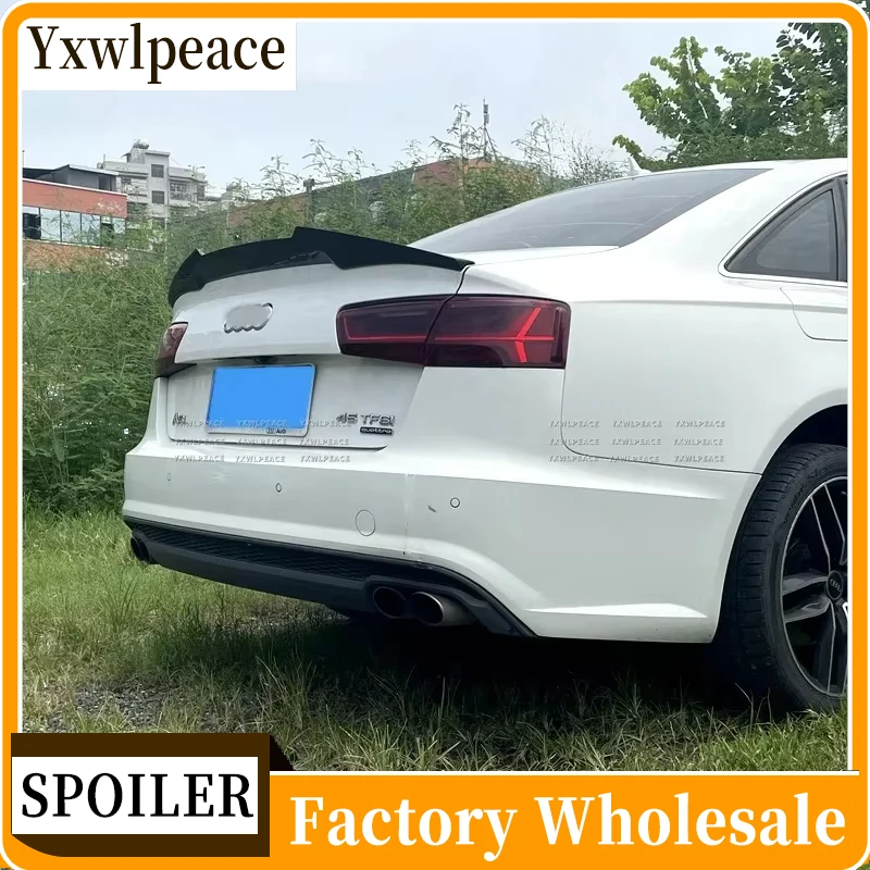 M4 Style Real Carbon Fiber /FRP Black Rear Trunk Cover Spoiler Body Kit Accessories for Audi A6 C7 S6 2012-2018
M4 Style Real Carbon Fiber /FRP Black Rear Trunk Cover Spoiler Body Kit Accessories for Audi A6 C7 S6 2012-2018