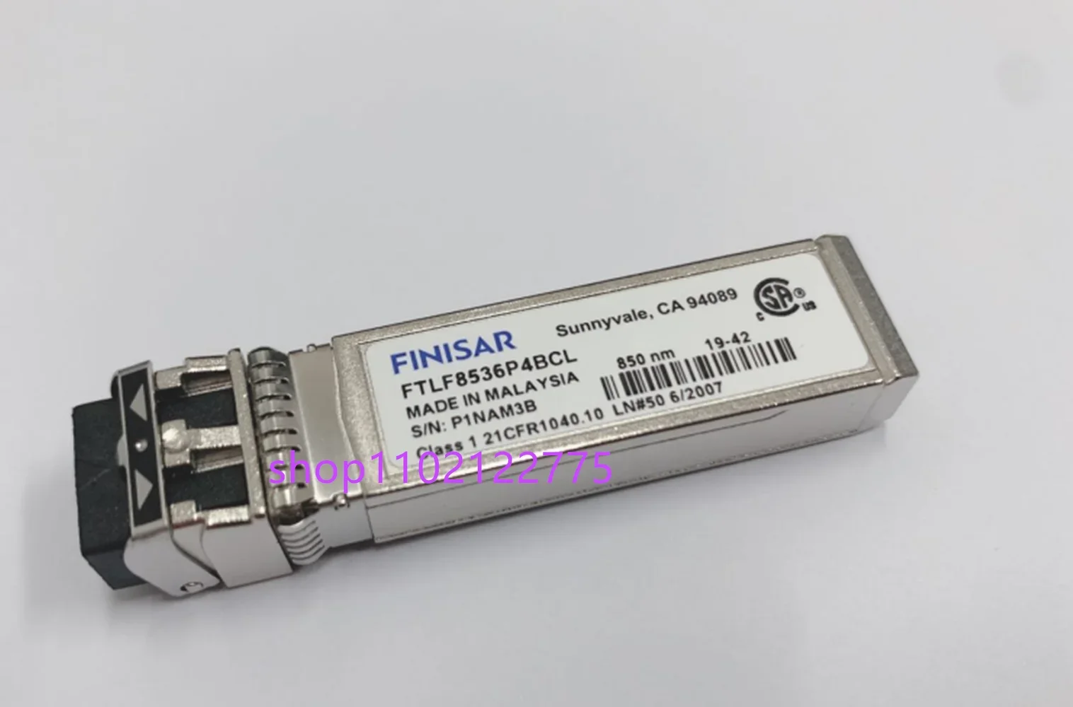 Finisar 25G Module SFP Optical Transceiver FTLF8536P4BCL 25G 850nm SR Sfp+ 25g Network Adapter General Module/Finisar 25gb Sfp
Finisar 25G Module SFP Optical Transceiver FTLF8536P4BCL 25G 850nm SR Sfp+ 25g Network Adapter General Module/Finisar 25gb Sfp
