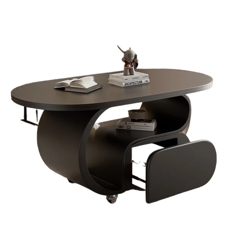 Cream wind rock slab coffee table, household modern small apartment storage wrought iron coffee table
Cream wind rock slab coffee table, household modern small apartment storage wrought iron coffee table