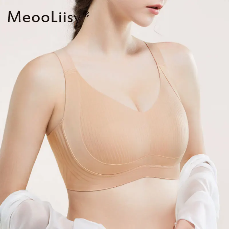 MeooLiisy Traceless Minimizer Thin Cup Beauty Back Full Coverage Bras for Women Push Up No Wire Push Up Lady Underwear Brassiere
MeooLiisy Traceless Minimizer Thin Cup Beauty Back Full Coverage Bras for Women Push Up No Wire Push Up Lady Underwear Brassiere