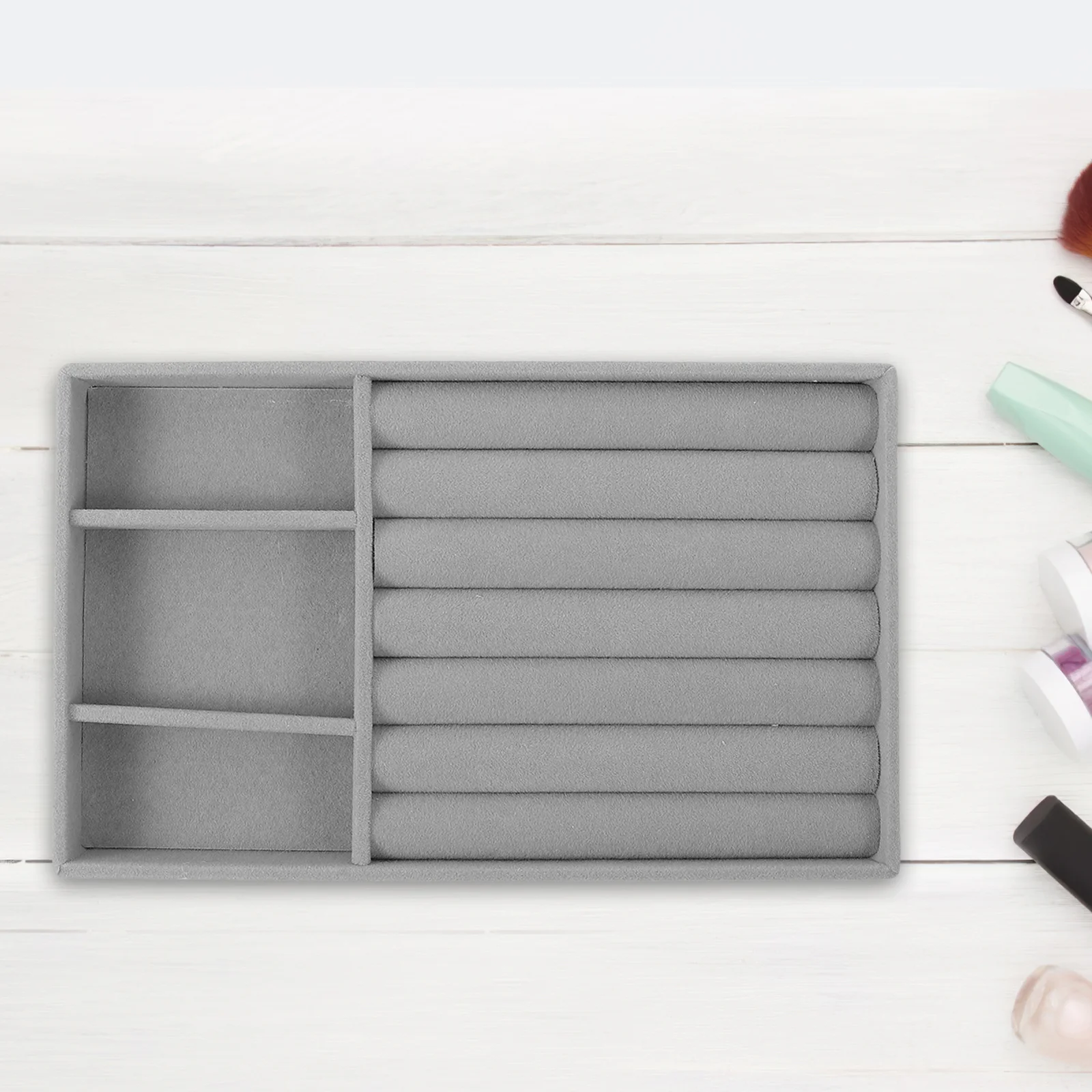 2Pcs Jewelry Organizer Tray Bead Storage Tool with Multiple Compartments for Rings Earrings Necklaces Bracelets Display Drawer
2Pcs Jewelry Organizer Tray Bead Storage Tool with Multiple Compartments for Rings Earrings Necklaces Bracelets Display Drawer