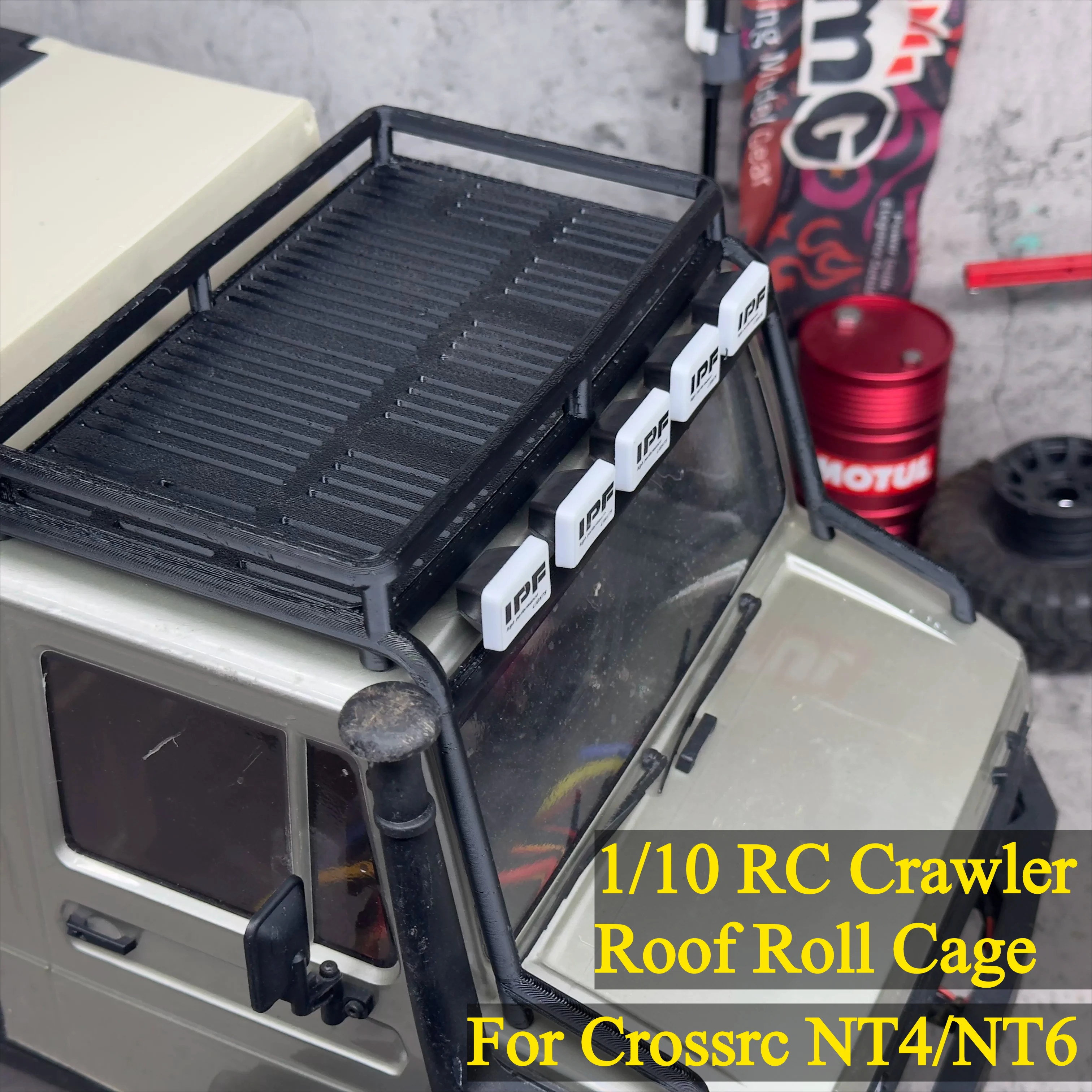 RC Crawler Silicone Roof Roll Cage 1:10 Universal Protective Frame For Crossrc NT4/NT6 RC Model Car Modified Upgrade Accessories
RC Crawler Silicone Roof Roll Cage 1:10 Universal Protective Frame For Crossrc NT4/NT6 RC Model Car Modified Upgrade Accessories
