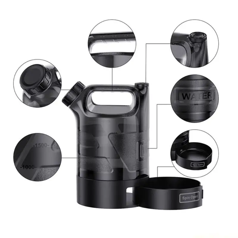 QX2E Simple Dog Water Container With Included Bowl Single Button Function Perfect For Summer Outings
QX2E Simple Dog Water Container With Included Bowl Single Button Function Perfect For Summer Outings