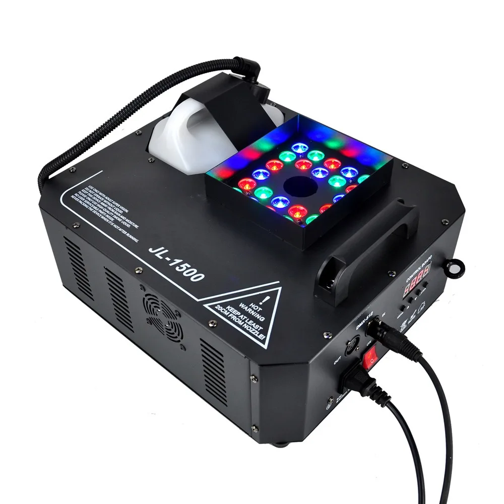 DMX512 1500W Pyro Vertical Fog Jet Machine RGB 24X3W LED 3in1Air Column Smoke Spray Machine DJ Disco Party Concert Stage Effect
DMX512 1500W Pyro Vertical Fog Jet Machine RGB 24X3W LED 3in1Air Column Smoke Spray Machine DJ Disco Party Concert Stage Effect