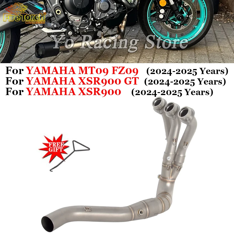 Slip On For YAMAHA MT09 FZ09 XSR900 XSR 900 GT MT 09 2024 - 2025 Motorcycle Exhaust System Escape Muffler Front Middle Link Pipe
Slip On For YAMAHA MT09 FZ09 XSR900 XSR 900 GT MT 09 2024 - 2025 Motorcycle Exhaust System Escape Muffler Front Middle Link Pipe