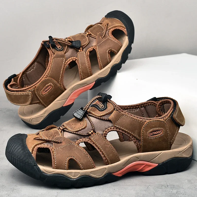 Summer Comfortable Outdoor Men's Thick Sole Sandals Lightweight Men Shoes for Male Casual Shoes Water Walking Soft Beach Sandals
Summer Comfortable Outdoor Men's Thick Sole Sandals Lightweight Men Shoes for Male Casual Shoes Water Walking Soft Beach Sandals