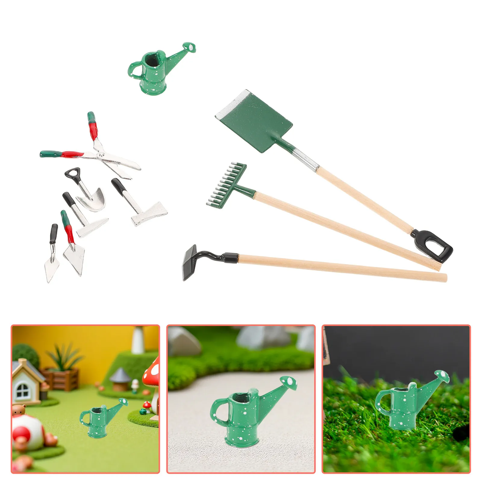 1Set Miniature Gardening Tool Kit Detailed Dollhouse Garden Accessories Small Rake Spade Tools for DIY Projects
1Set Miniature Gardening Tool Kit Detailed Dollhouse Garden Accessories Small Rake Spade Tools for DIY Projects