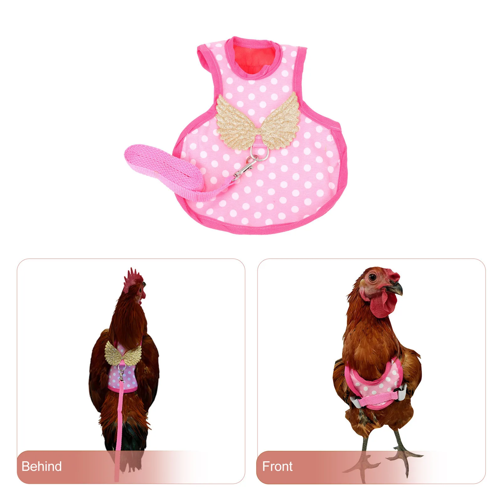 Chicken Vest with Harness Long-Lasting Wear-Resistant Design for Outdoor Exercise Secure Fit for Small Poultry Comfortable
Chicken Vest with Harness Long-Lasting Wear-Resistant Design for Outdoor Exercise Secure Fit for Small Poultry Comfortable