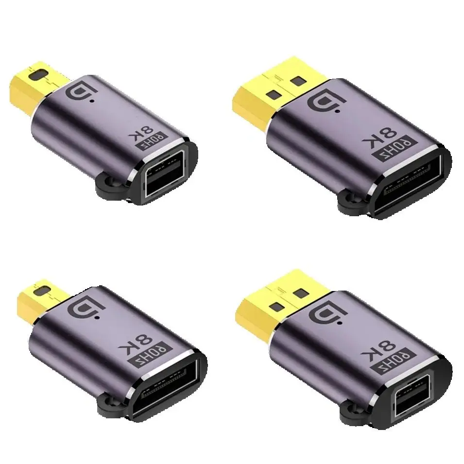Mini DP to Displayport 1.4 5K Adapter Converter 8K 4K Bi-Directional DP to Mini DP Male to Female Cable Extender for MacBook Pro
Mini DP to Displayport 1.4 5K Adapter Converter 8K 4K Bi-Directional DP to Mini DP Male to Female Cable Extender for MacBook Pro