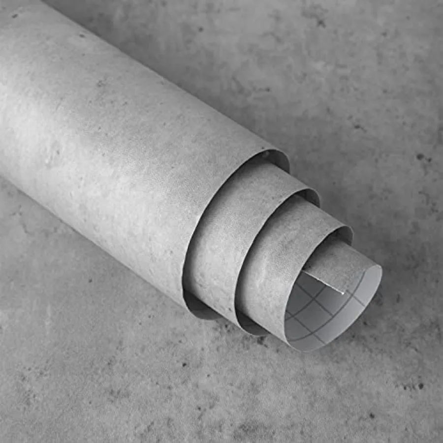 24"x394" Grey Concrete Wallpaper Peel and Stick Faux Cement Concrete Contact Paper Vinyl Matte Textured Waterproof Industrial S
24"x394" Grey Concrete Wallpaper Peel and Stick Faux Cement Concrete Contact Paper Vinyl Matte Textured Waterproof Industrial S