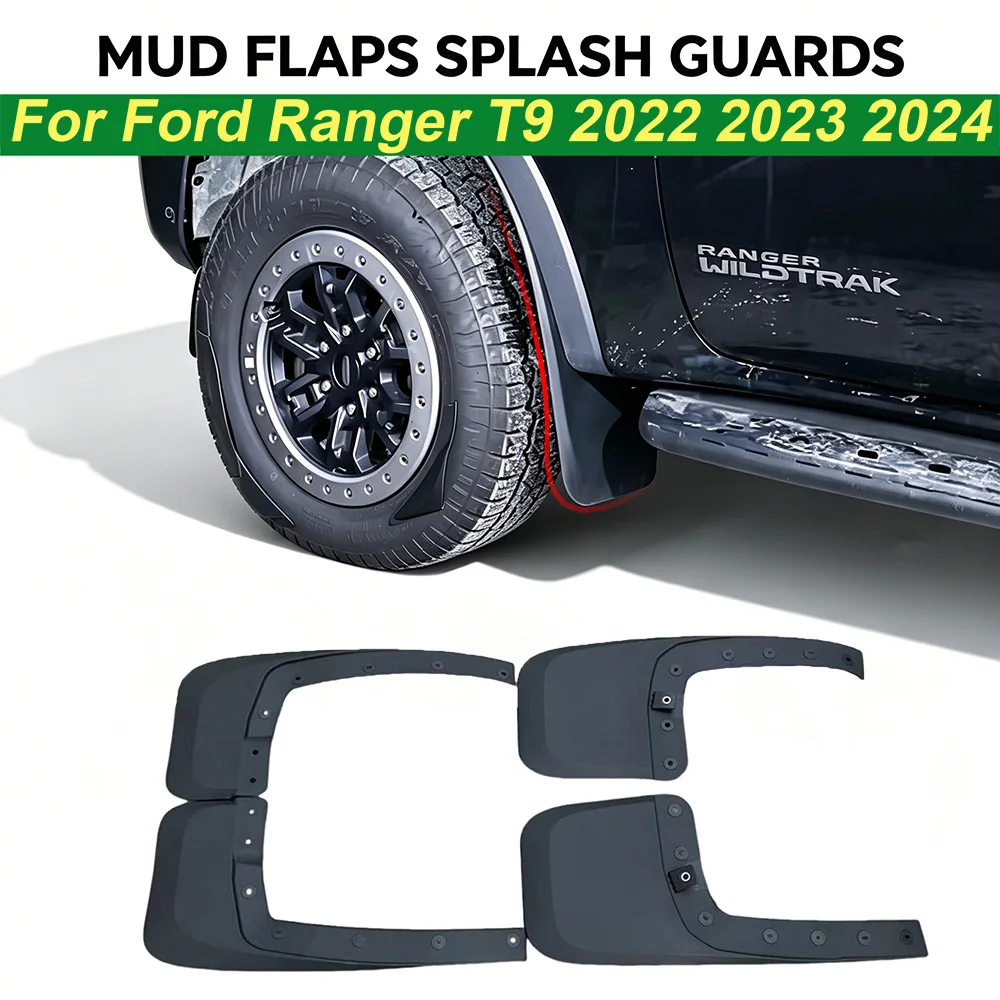 4PCS Car Mud Flaps For Ford Ranger T9 2022-2024 Splash Guards Mud Guards Wheel Fender Mudflaps Auto Exterior Accessories
4PCS Car Mud Flaps For Ford Ranger T9 2022-2024 Splash Guards Mud Guards Wheel Fender Mudflaps Auto Exterior Accessories