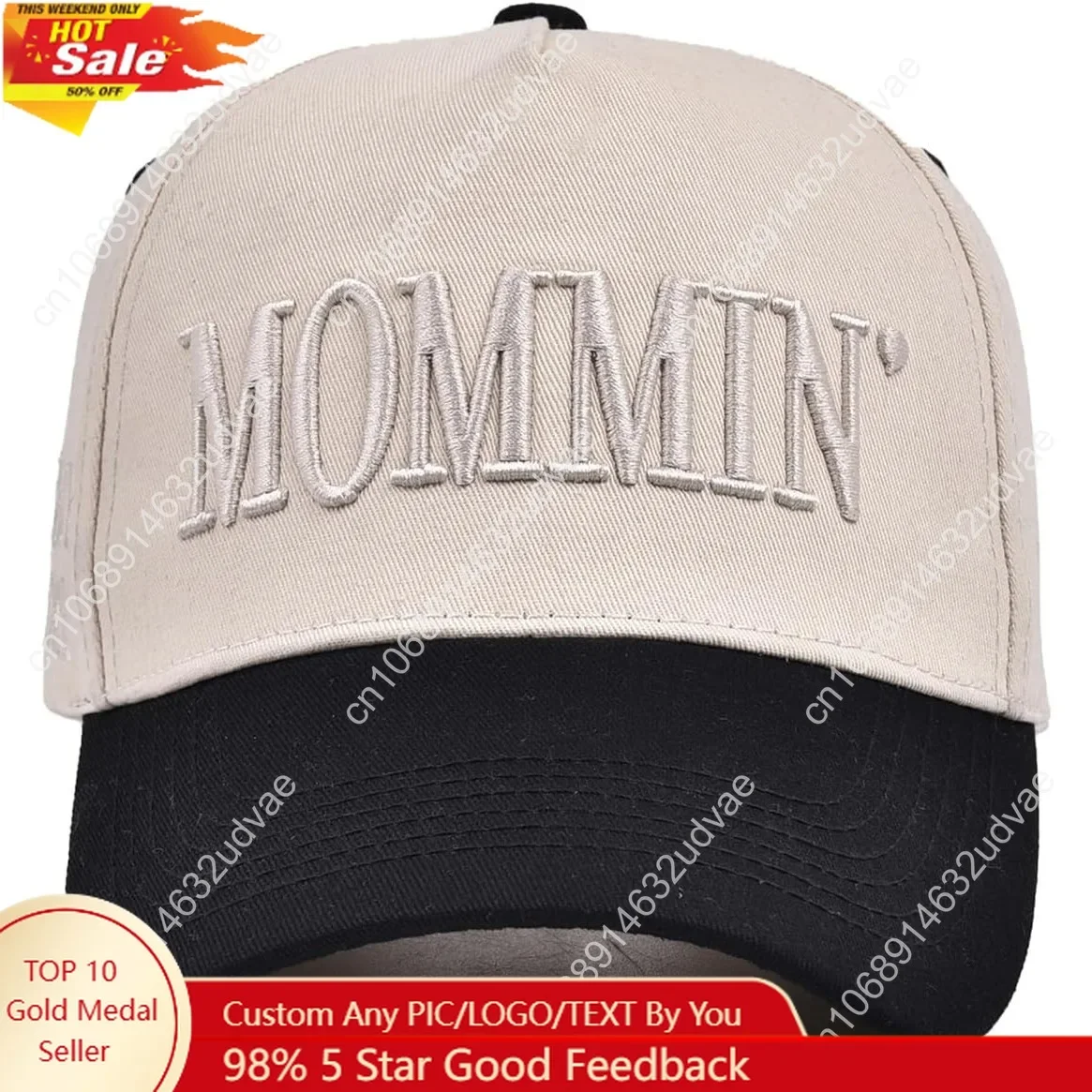 Women Baseball Cap Mommin Embroidery Letters Adjustable Hat Ponytail Baseball Hat for Casual Daily
Women Baseball Cap Mommin Embroidery Letters Adjustable Hat Ponytail Baseball Hat for Casual Daily