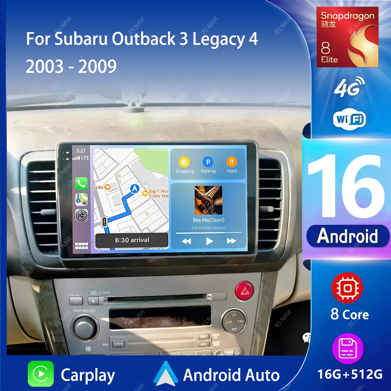 Android 16 Carplay Auto 2K Screen Car Radio Multimedia Player For Subaru Outback 3 Legacy 4 2003-2009 Autoradio Stereo Head Unit
Android 16 Carplay Auto 2K Screen Car Radio Multimedia Player For Subaru Outback 3 Legacy 4 2003-2009 Autoradio Stereo Head Unit