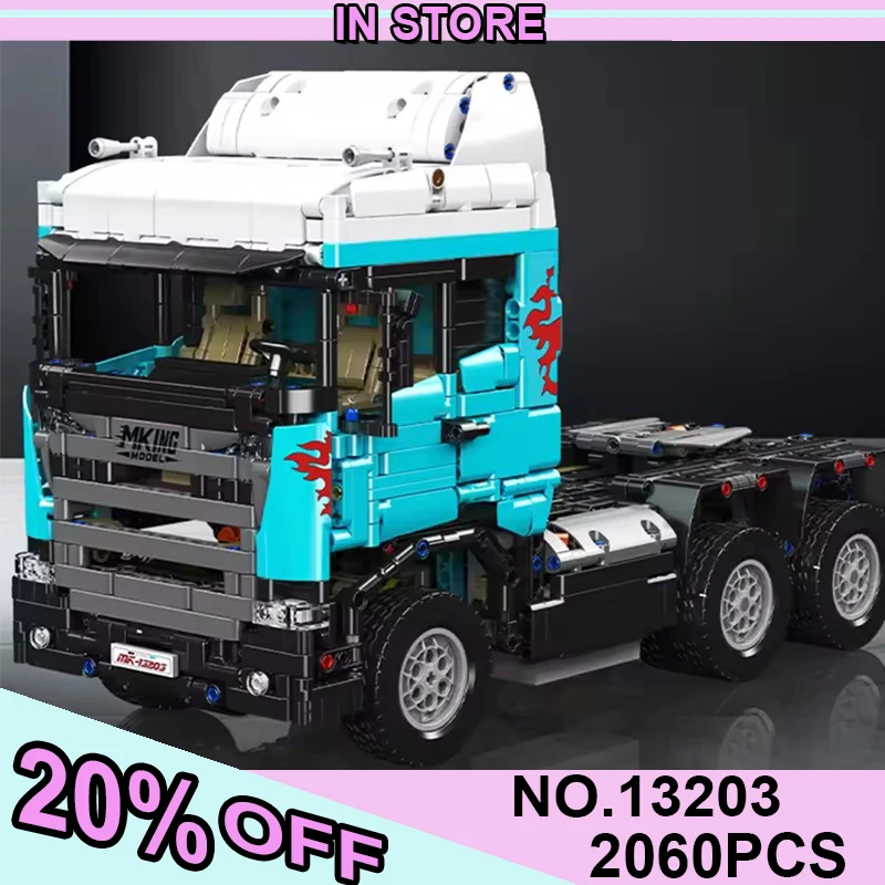 MOLD KING 13203 технический трактор Scanias, строительные блоки, высокотехнологичный городской тяжелый грузовик, автомобиль, игрушки для детей, подарок на день рождения
MOLD KING 13203 технический трактор Scanias, строительные блоки, высокотехнологичный городской тяжелый грузовик, автомобиль, игрушки для детей, подарок на день рождения