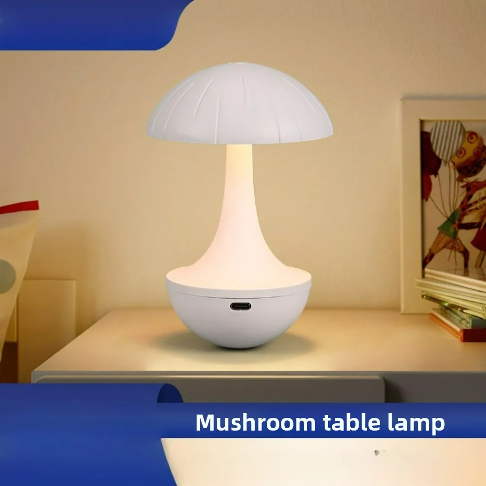 Светодиодный ночник Tumbler Mushroom - 7-цветная окружающая лампа, перезаряжаемая прикроватная настольная лампа для декора спальни
Светодиодный ночник Tumbler Mushroom - 7-цветная окружающая лампа, перезаряжаемая прикроватная настольная лампа для декора спальни