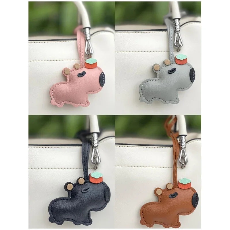 New Guinea Pig Bag Pendants Cute Guinea Pig Shape Keychain Accessories Fashion Versatile Trendy Gifts Leather Material Pendants
New Guinea Pig Bag Pendants Cute Guinea Pig Shape Keychain Accessories Fashion Versatile Trendy Gifts Leather Material Pendants