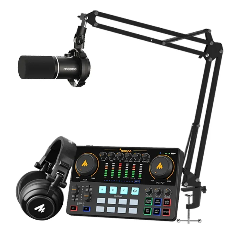 MAONO 2023 Professional Wireless Microphone Mini RGB Mic 3 Ports Laptop Wireless Lavalier Microphones For Teach Recording mic
MAONO 2023 Professional Wireless Microphone Mini RGB Mic 3 Ports Laptop Wireless Lavalier Microphones For Teach Recording mic