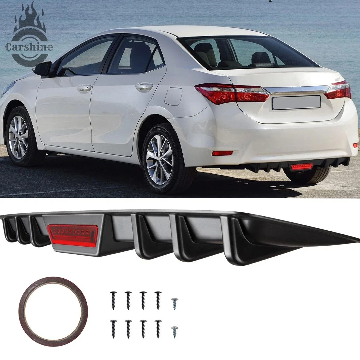 Черный задний бампер, диффузор, спойлер, сплиттер, комплект кузова для toyota corolla, новый
Черный задний бампер, диффузор, спойлер, сплиттер, комплект кузова для toyota corolla, новый