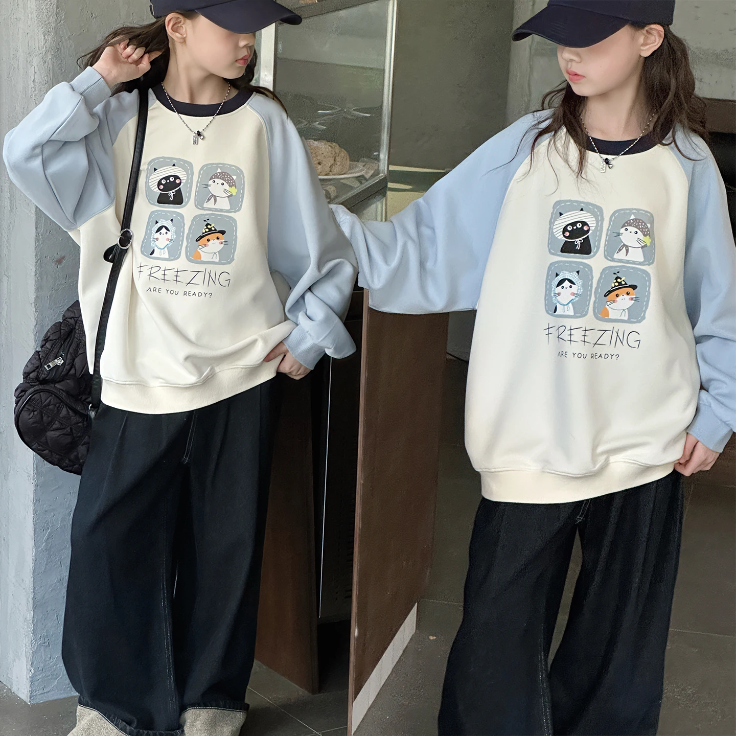 Child Cute Cat Cartoon Printed Sweatshirt For Teenage Girl Harajuku Casual Loose Fashion Soft Hoodies Autumn Female Kids Clothes
Child Cute Cat Cartoon Printed Sweatshirt For Teenage Girl Harajuku Casual Loose Fashion Soft Hoodies Autumn Female Kids Clothes