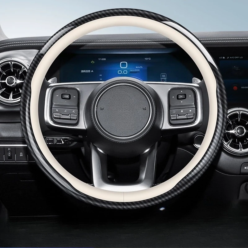 Подходит для Tank 300 500, кожаный + латексный чехол на руль, всесезонный универсальный круглый противоскользящий чехол на руль автомобиля 
Подходит для Tank 300 500, кожаный + латексный чехол на руль, всесезонный универсальный круглый противоскользящий чехол на руль автомобиля