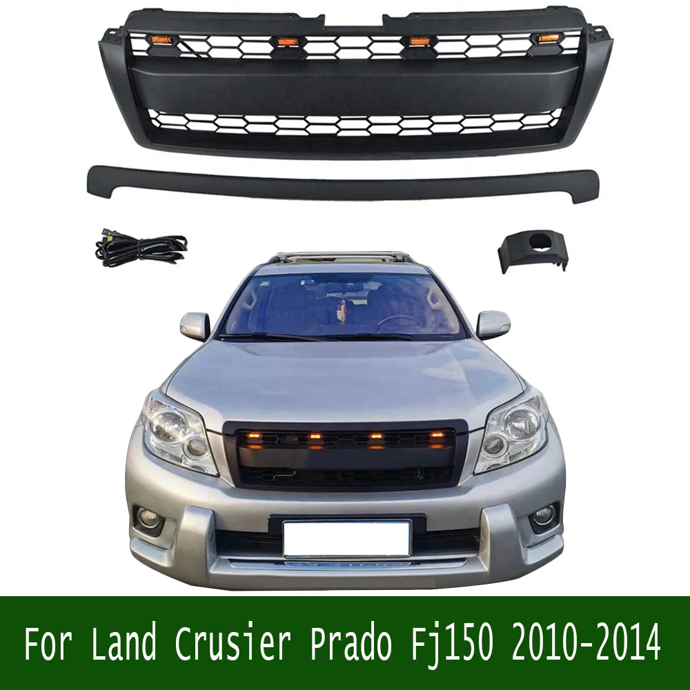 For Land Crusier Prado Fj150 2010-2014 4x4 Off Road Auto Racing Grille Front Upper Grill Black Grille With Led Letter
For Land Crusier Prado Fj150 2010-2014 4x4 Off Road Auto Racing Grille Front Upper Grill Black Grille With Led Letter