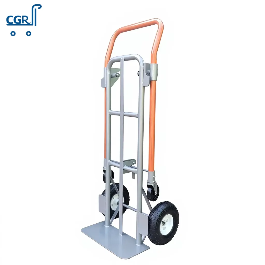 Hot Selling Foldable 2 In 1 Steel Hand Truck With 10 Pneumatic Wheel Folding Platform Trolley For Warehouse Shopping Transport
Hot Selling Foldable 2 In 1 Steel Hand Truck With 10 Pneumatic Wheel Folding Platform Trolley For Warehouse Shopping Transport