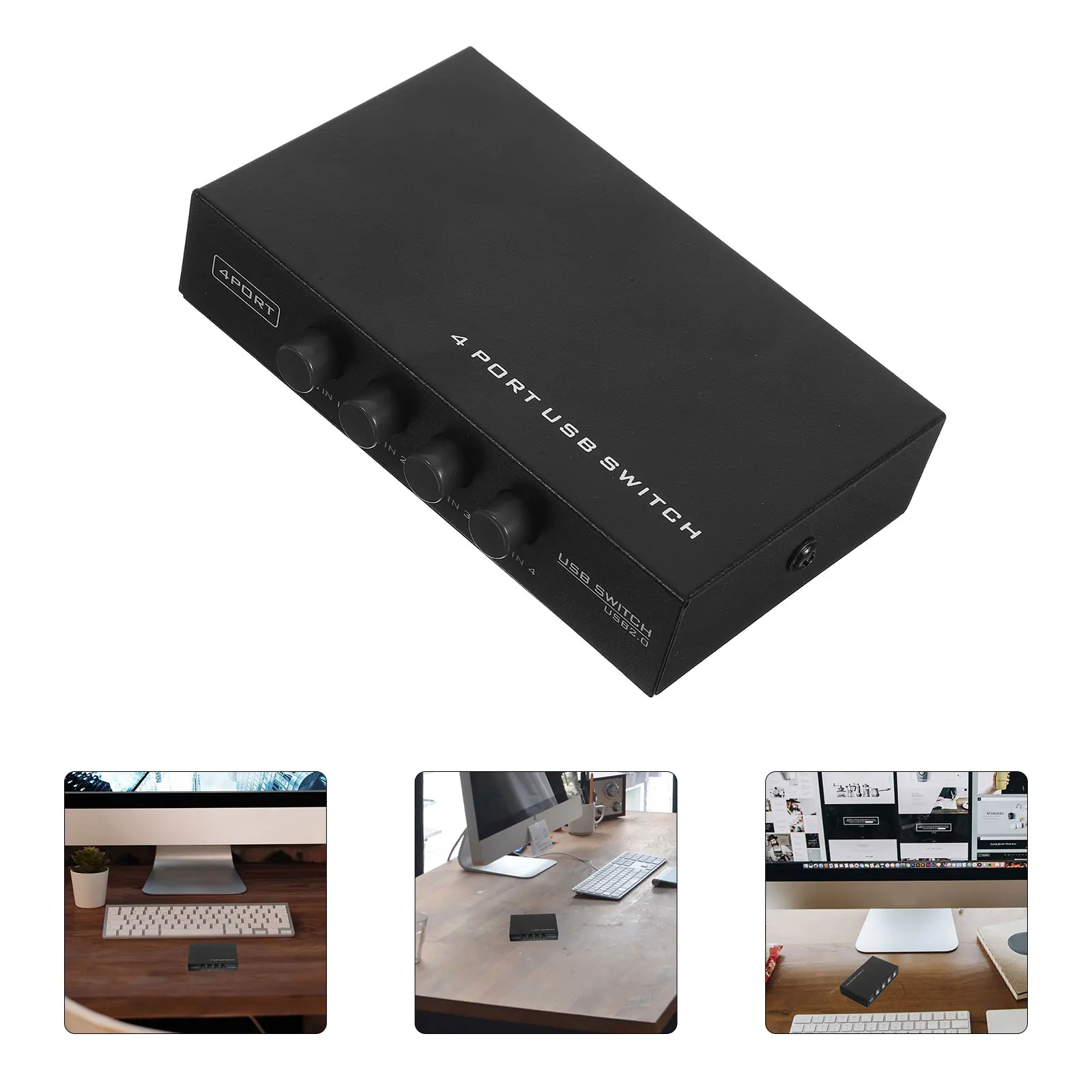 4.3X2.8X1.0Inch Usb 2.0 Printer Sharing Device Black 4 Port Hub Compatible 98 Xp Scanner Keyboard Share Port
4.3X2.8X1.0Inch Usb 2.0 Printer Sharing Device Black 4 Port Hub Compatible 98 Xp Scanner Keyboard Share Port