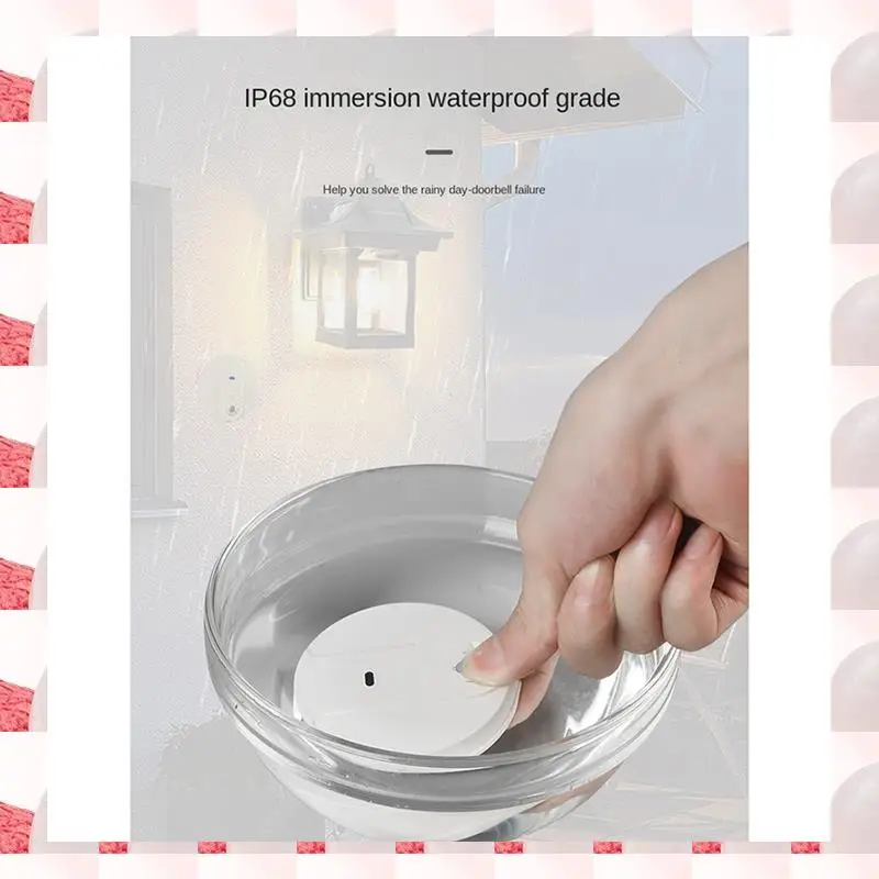 ABGN Wireless Doorbell Waterproof Smart Doorbell IP68 Home Door Bell Intelligent 58 Songs 4-Level Volume Control
ABGN Wireless Doorbell Waterproof Smart Doorbell IP68 Home Door Bell Intelligent 58 Songs 4-Level Volume Control