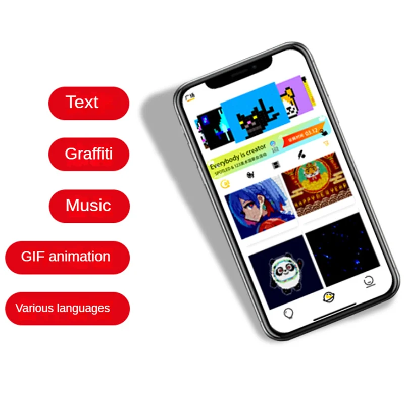 64X64 LED Display Screen On Car Rear Window Bluetooth APP Control Full Color Lighting Show Expression Screen Panel Durable-Y41A
64X64 LED Display Screen On Car Rear Window Bluetooth APP Control Full Color Lighting Show Expression Screen Panel Durable-Y41A