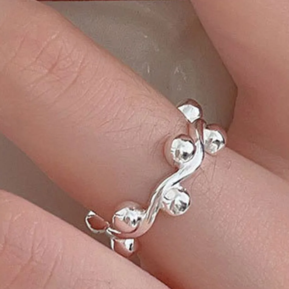 925 Sterling Silver Entanglement Ball Adjustable Rings For Women Ladies Engagement Jewelry Accessories Jewellery Argent 925
925 Sterling Silver Entanglement Ball Adjustable Rings For Women Ladies Engagement Jewelry Accessories Jewellery Argent 925