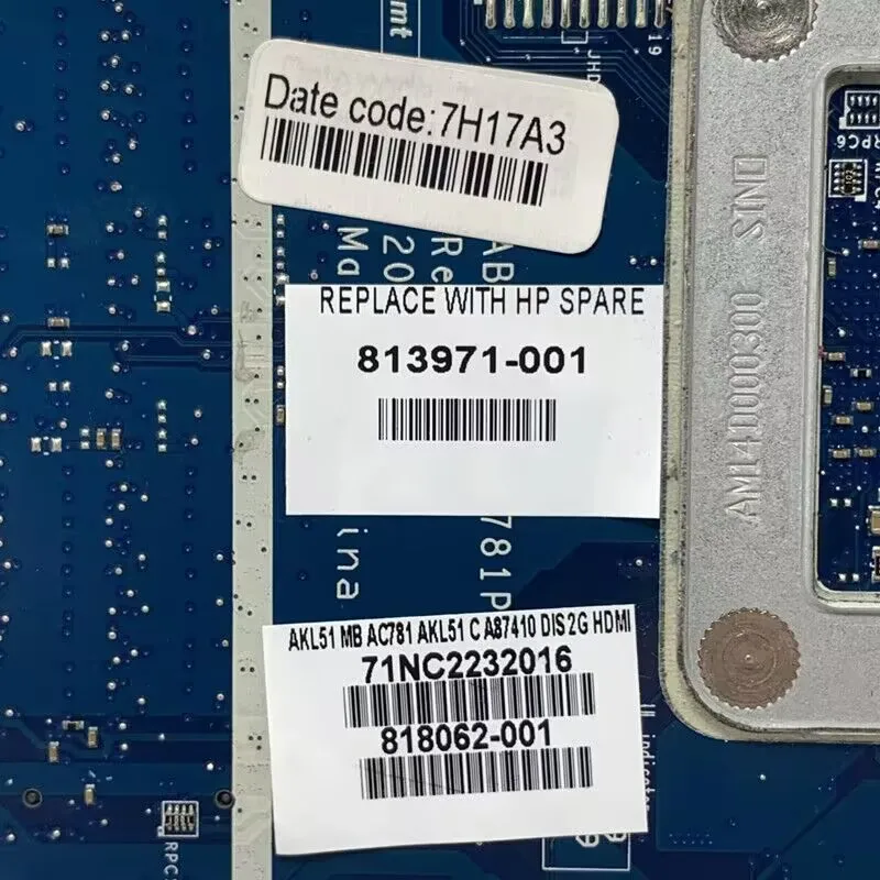 Для HP 15-AF 813971-001 813971-601 818062-001 с материнской платой процессора A8-7410 ABL51 LA-C781P, материнская плата для ноутбука 216-0867030, 100% тест
Для HP 15-AF 813971-001 813971-601 818062-001 с материнской платой процессора A8-7410 ABL51 LA-C781P, материнская плата для ноутбука 216-0867030, 100% тест