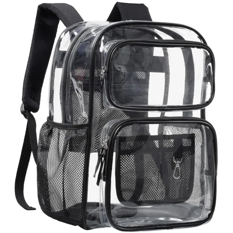 PVC Transparent Backpack Durable Clear Small Backpack Portable Lightweight Mini Cute Clear Bag for Work Outdoor Sports 2026 New
PVC Transparent Backpack Durable Clear Small Backpack Portable Lightweight Mini Cute Clear Bag for Work Outdoor Sports 2026 New