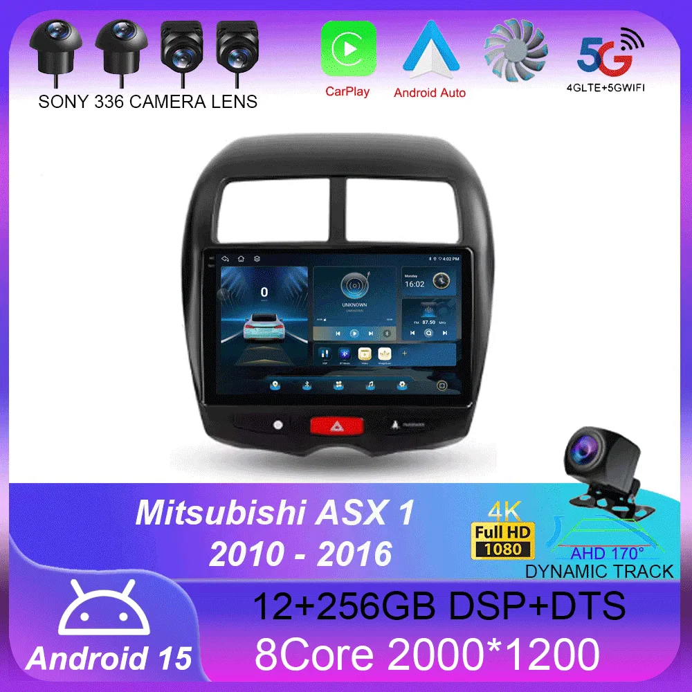 For Mitsubishi ASX 1 2010 - 2016 Carplay Auto 4G+WIFI GPS Car Radio Navigation Multimedia Video Player Stereo BT Android 15
For Mitsubishi ASX 1 2010 - 2016 Carplay Auto 4G+WIFI GPS Car Radio Navigation Multimedia Video Player Stereo BT Android 15