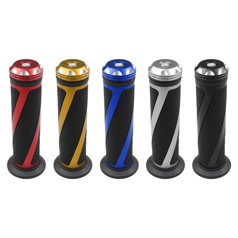 094D Motorcycle Grips with Vibration Absorption Ergonomic Motorcycle Handle Grips Aluminum & Rubber Handlebar Grips Pair
094D Motorcycle Grips with Vibration Absorption Ergonomic Motorcycle Handle Grips Aluminum & Rubber Handlebar Grips Pair