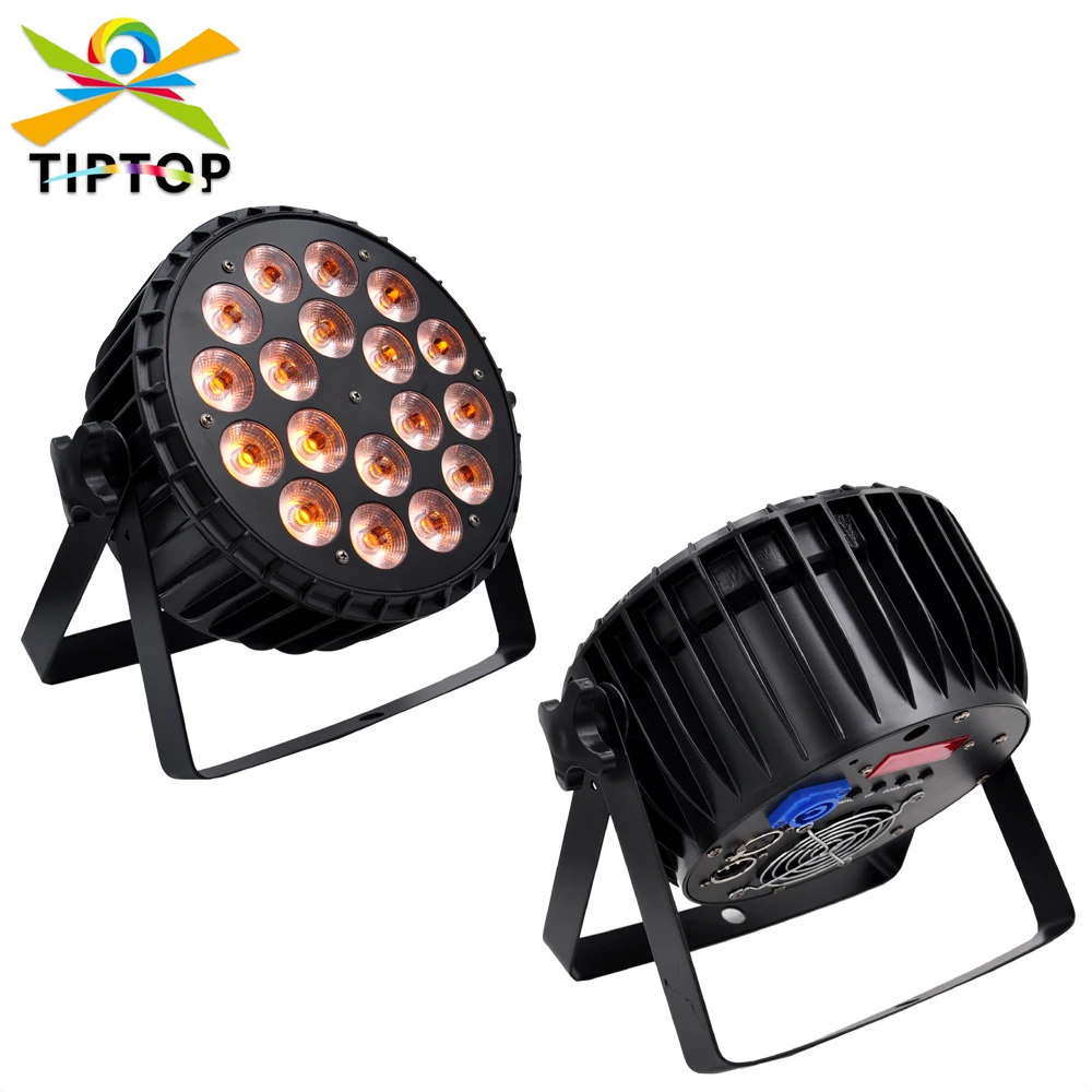 TIPTOP TP-P64 Cast Aluminum 18x18W Flat Led Par Light Non Waterproof Fan Blowing 3 Pin XLR Socket Blue Power Plug CE ROHS
TIPTOP TP-P64 Cast Aluminum 18x18W Flat Led Par Light Non Waterproof Fan Blowing 3 Pin XLR Socket Blue Power Plug CE ROHS
