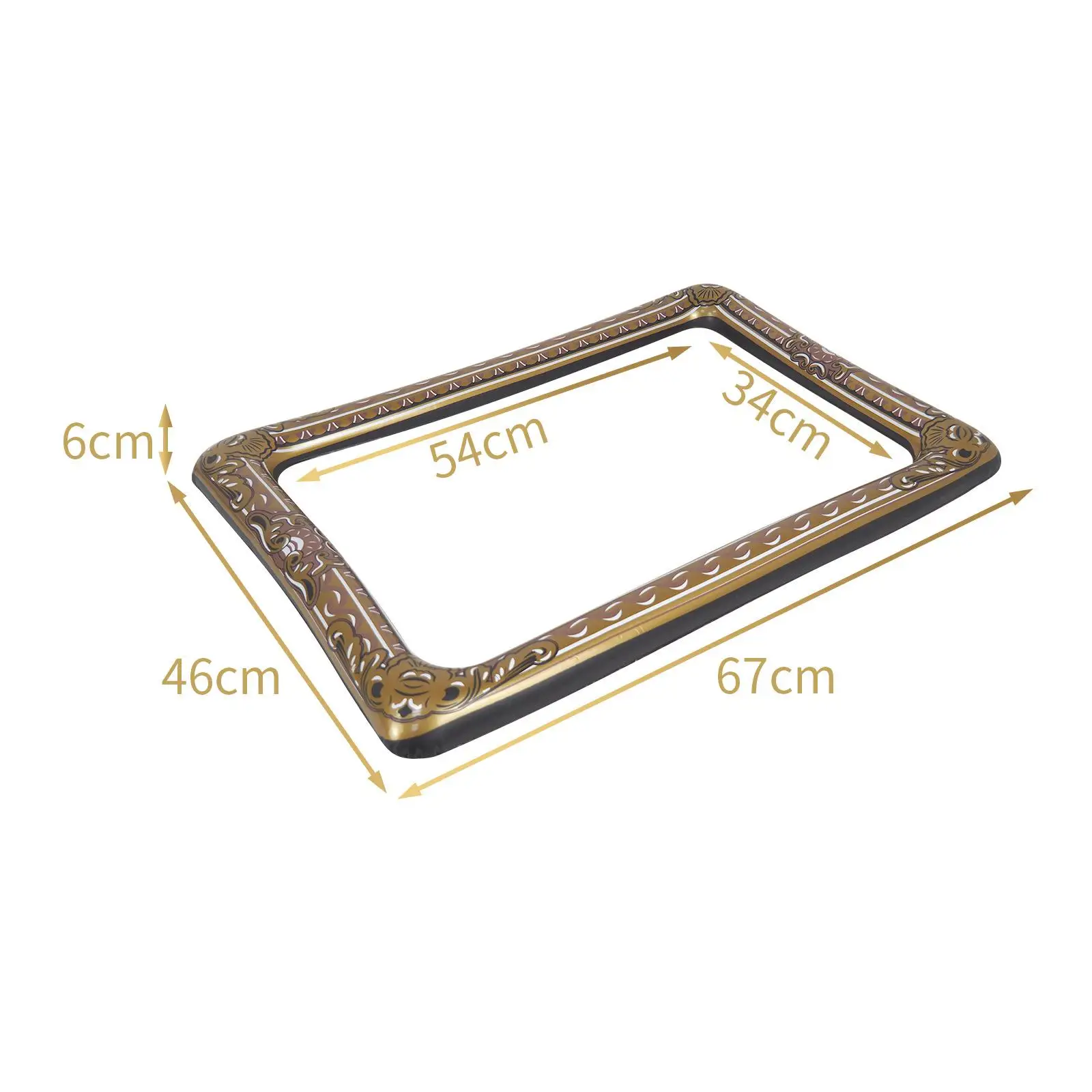 Inflatable Selfie Frame Photo Booth Prop Gold Baroque Design PVC Picture Frame for Parties Birthday Events and Decorations
Inflatable Selfie Frame Photo Booth Prop Gold Baroque Design PVC Picture Frame for Parties Birthday Events and Decorations