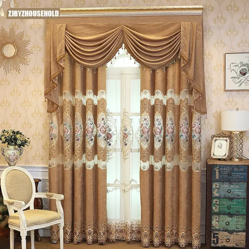 European Hollow Water Soluble Embroidered Chenille Curtains for Living Dining Room BedroomNordic Villa Blackout
European Hollow Water Soluble Embroidered Chenille Curtains for Living Dining Room BedroomNordic Villa Blackout