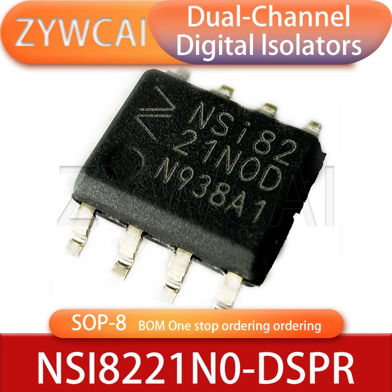 NSI8221N0-DSPR SOP-8 5PCS NSI8221N0D Dual Channel Digital Isolator IC Chip
NSI8221N0-DSPR SOP-8 5PCS NSI8221N0D Dual Channel Digital Isolator IC Chip