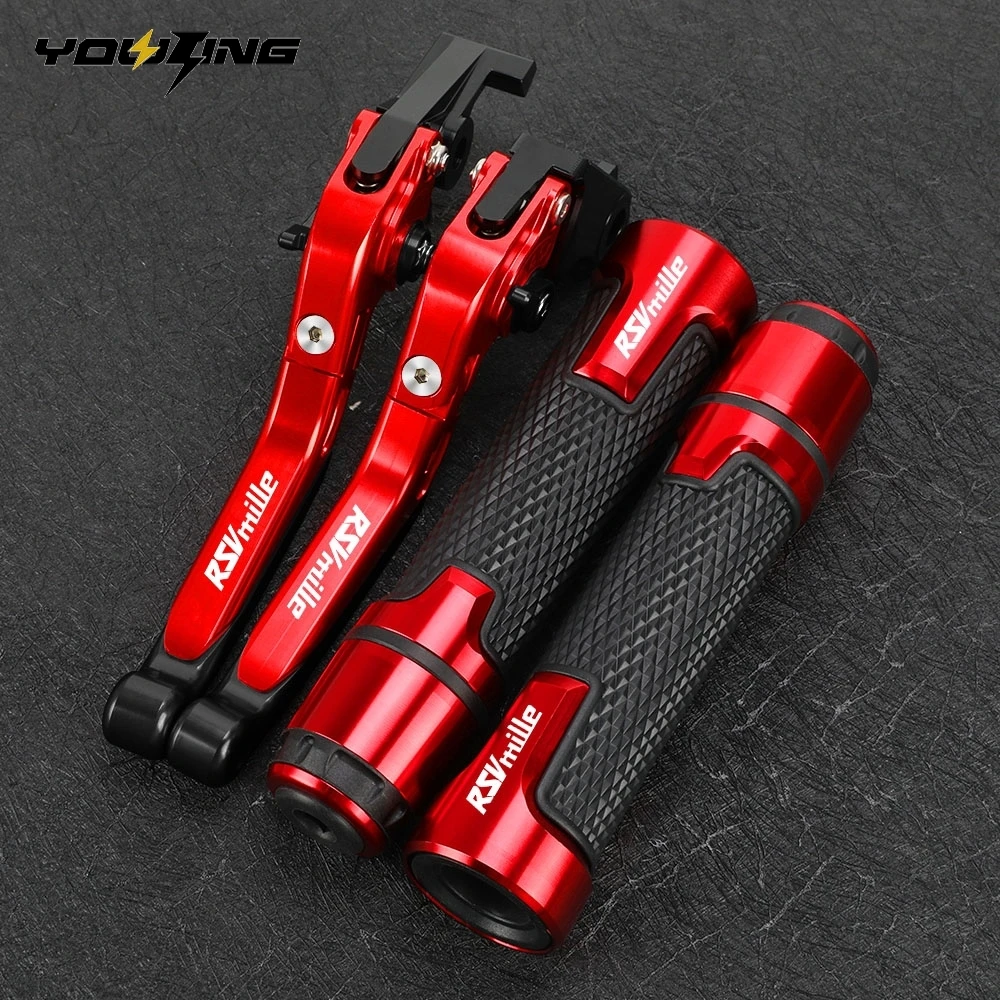 FOR Aprilia RSV MILLE 2004 2005 2006 2007 2008 Motorcycle Brake Clutch Levers & Handbrake Handlebar Grip Handle Hand Grips ends
FOR Aprilia RSV MILLE 2004 2005 2006 2007 2008 Motorcycle Brake Clutch Levers & Handbrake Handlebar Grip Handle Hand Grips ends