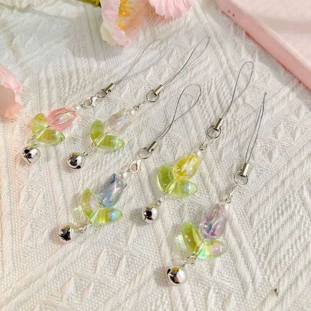 Hanging Cord Flowers Tulip Phone Charm Beaded Handmade Mobile Phone Lanyards Acrylic Pendant Phone Chains Phone Case
Hanging Cord Flowers Tulip Phone Charm Beaded Handmade Mobile Phone Lanyards Acrylic Pendant Phone Chains Phone Case