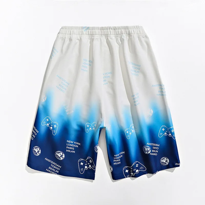 2025 summer thin men's print fashion trend casual sports five-point beach pants men's D091
2025 summer thin men's print fashion trend casual sports five-point beach pants men's D091