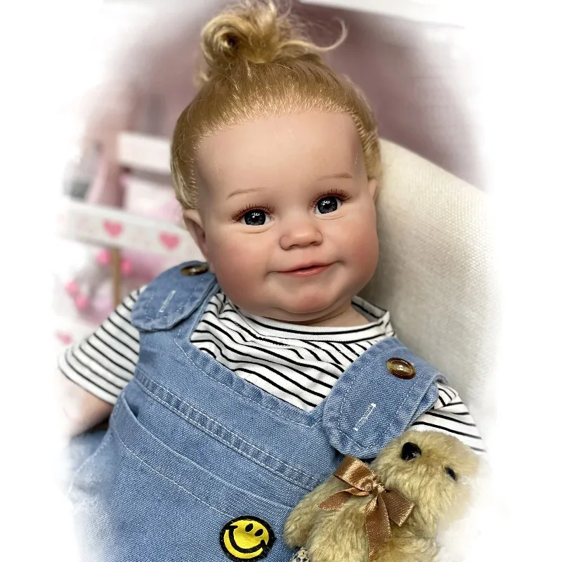 60cm Already Painted Reborn Kit Blue Eyes Maddie DIY Unfinished Doll Kit with Connectors
60cm Already Painted Reborn Kit Blue Eyes Maddie DIY Unfinished Doll Kit with Connectors